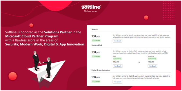 Softline is the Solutions Partner in the Microsoft Cloud Partner Program