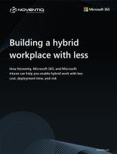 Building a hybrid workplace with less